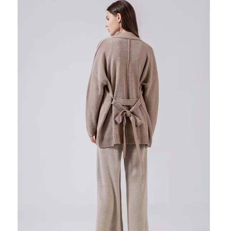 Loose Casual Wool Wool Cardigan 65007#