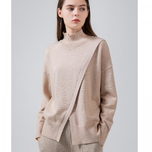 Xu hướng thời trang Casual Joker Foundation Cao cổ đan Top đơn 68038#