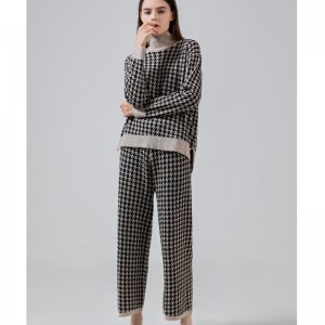 Thời trang Casual Joker Dệt kim Qianbird-Fortered Two-Piece Suit 69002#